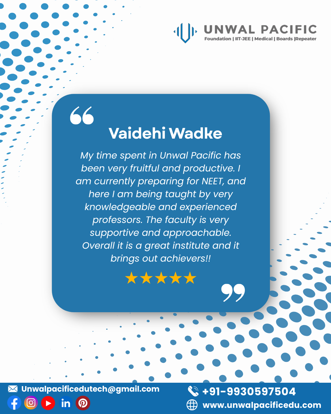 Blue and White Modern Expert Virtual Coaching Promotion Instagram Post (13)