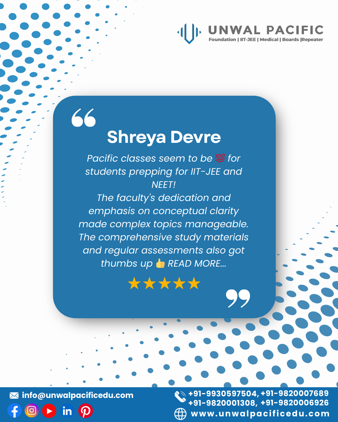 Blue and White Modern Expert Virtual Coaching Promotion Instagram Post (18)