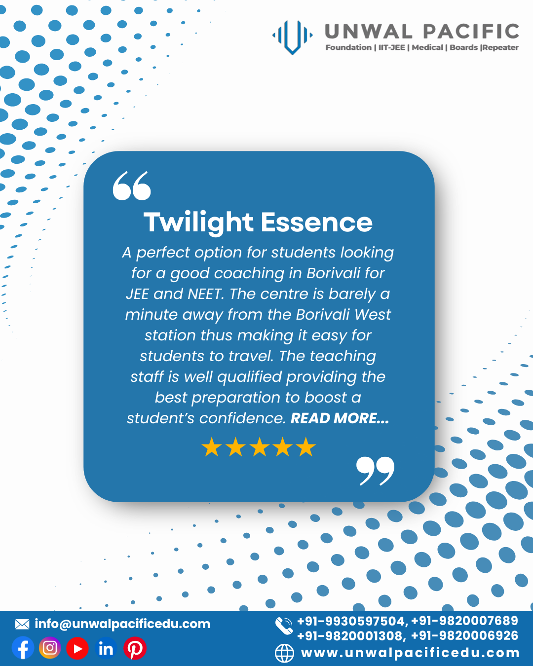 Blue and White Modern Expert Virtual Coaching Promotion Instagram Post (19)