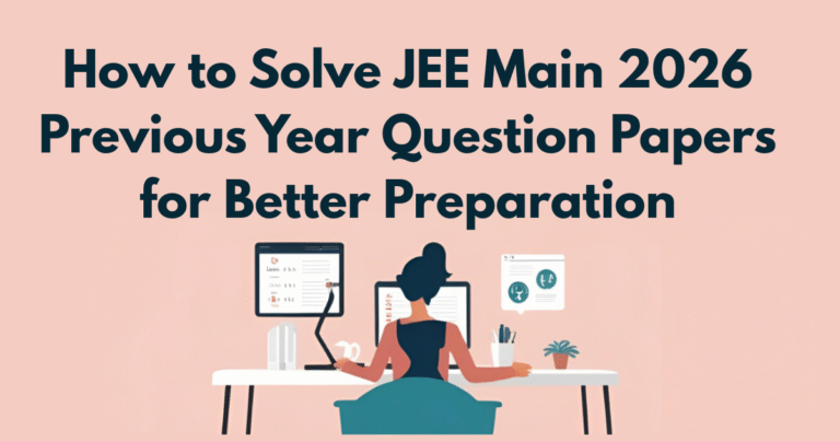 How to Solve JEE Main 2026 Previous Year Question Papers for Better Preparation